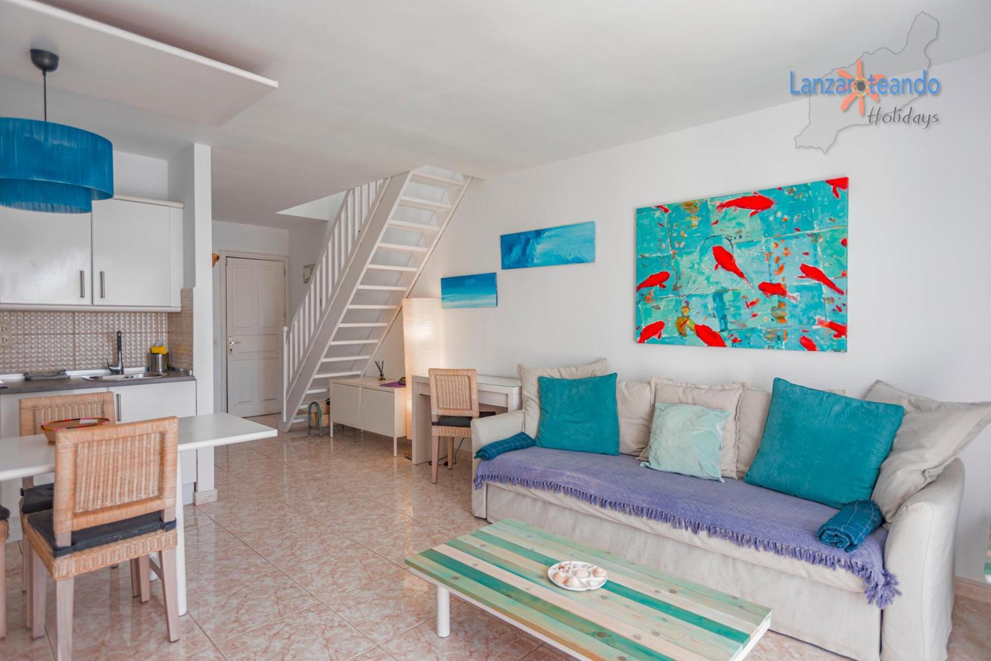 Vivienda Vacacional Sunny - Duplex Apartment 2Beds 2 Baths กอสตา เตกีสเซ ภายนอก รูปภาพ